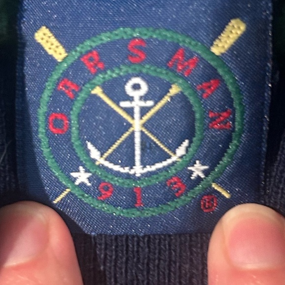 Vintage 90s Crew Neck Sweater Green Women’s MP Embroidered Made in USA - Picture 3 of 5